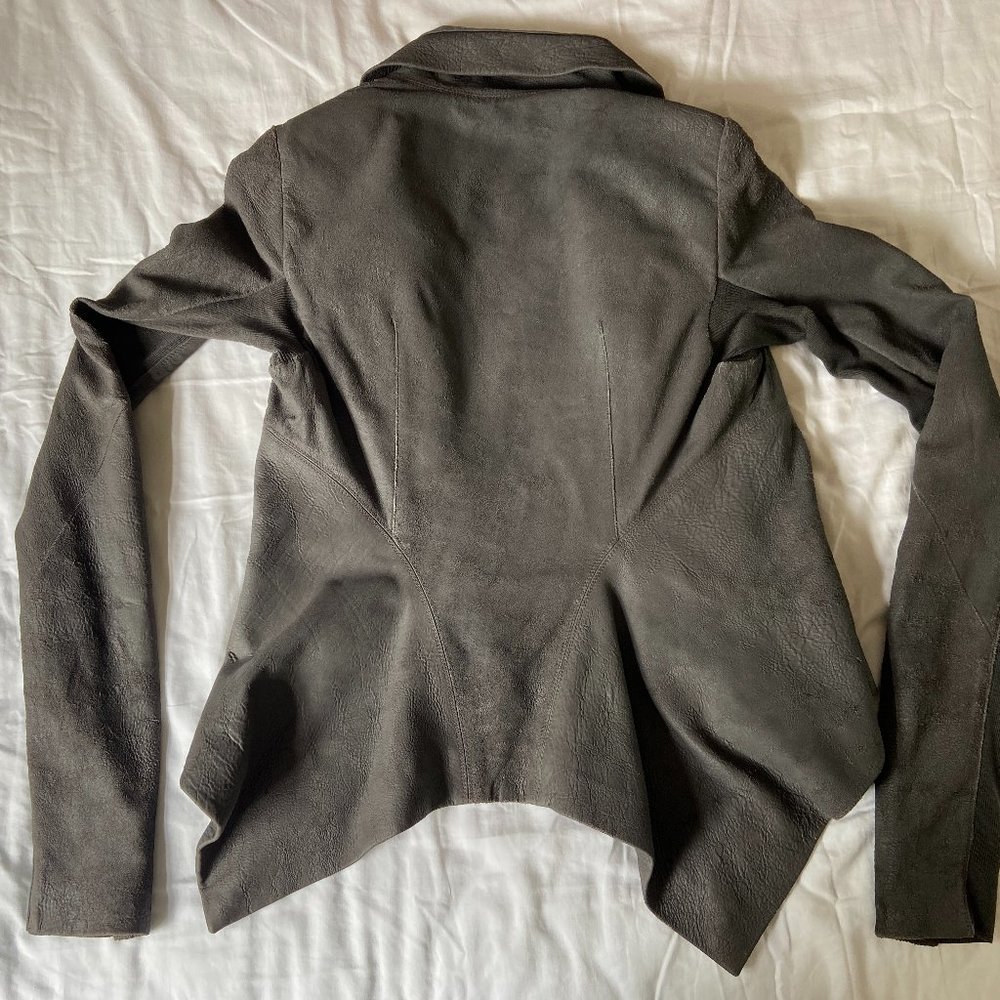 Rick Owens Leather Tailored Jacket - Picture 3 of 10